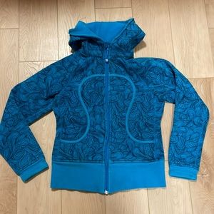 Vintage Lululemon Classic Scuba Hoodie, Teal Blue, sz 4